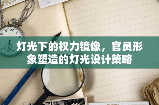 灯光下的权力镜像，官员形象塑造的灯光设计策略