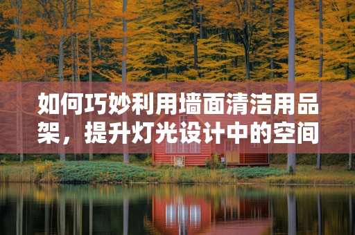 如何巧妙利用墙面清洁用品架，提升灯光设计中的空间美感？