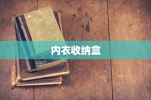内衣收纳盒
