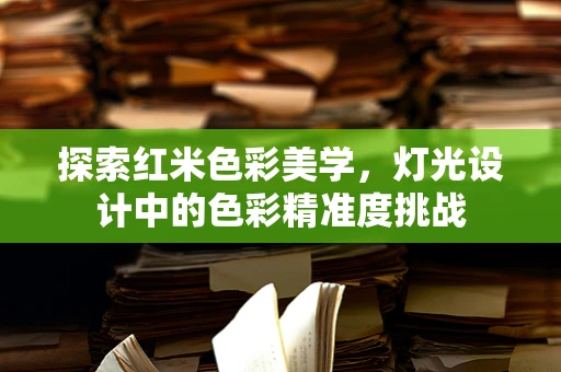 探索红米色彩美学，灯光设计中的色彩精准度挑战