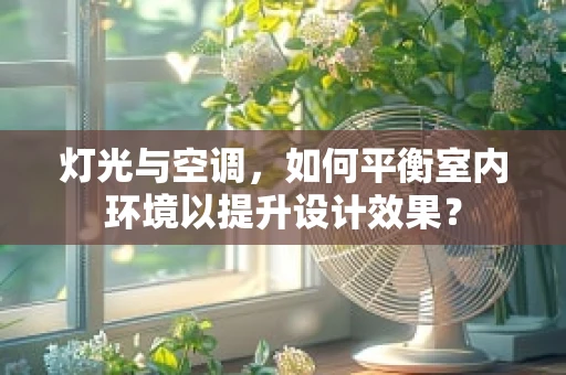 灯光与空调，如何平衡室内环境以提升设计效果？
