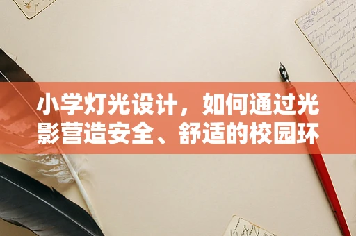 小学灯光设计，如何通过光影营造安全、舒适的校园环境？