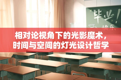 相对论视角下的光影魔术，时间与空间的灯光设计哲学