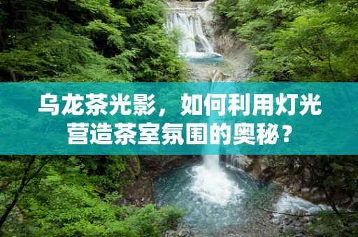 乌龙茶光影，如何利用灯光营造茶室氛围的奥秘？