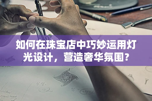 如何在珠宝店中巧妙运用灯光设计，营造奢华氛围？