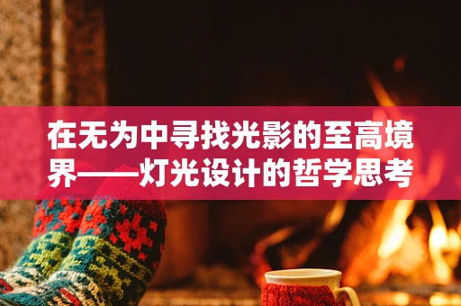 在无为中寻找光影的至高境界——灯光设计的哲学思考