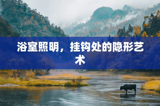浴室照明，挂钩处的隐形艺术