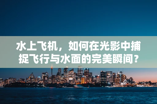 水上飞机，如何在光影中捕捉飞行与水面的完美瞬间？