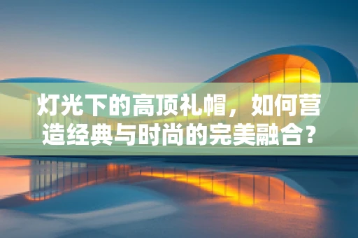 灯光下的高顶礼帽，如何营造经典与时尚的完美融合？
