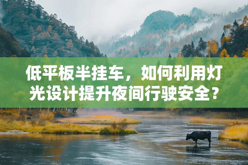 低平板半挂车，如何利用灯光设计提升夜间行驶安全？
