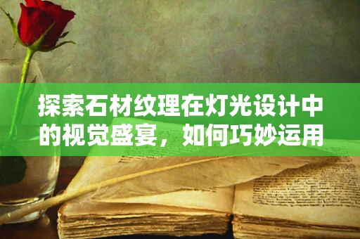 探索石材纹理在灯光设计中的视觉盛宴，如何巧妙运用石饰元素营造空间氛围？