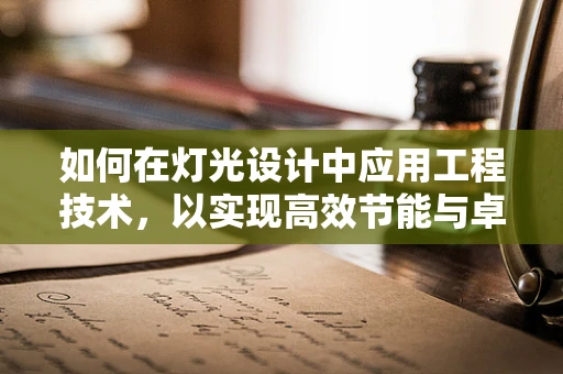 如何在灯光设计中应用工程技术，以实现高效节能与卓越视觉效果？
