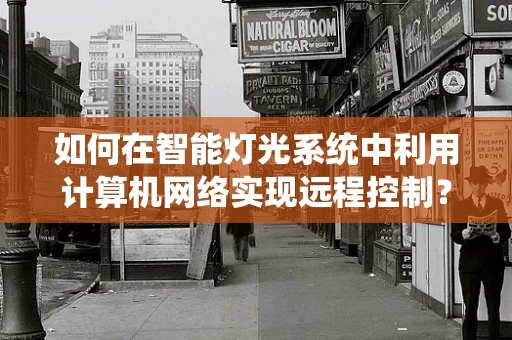 如何在智能灯光系统中利用计算机网络实现远程控制？