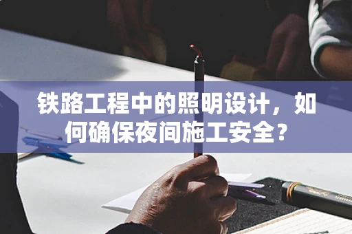 铁路工程中的照明设计，如何确保夜间施工安全？