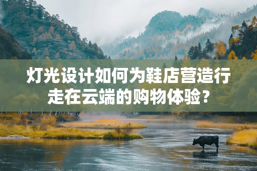 灯光设计如何为鞋店营造行走在云端的购物体验？