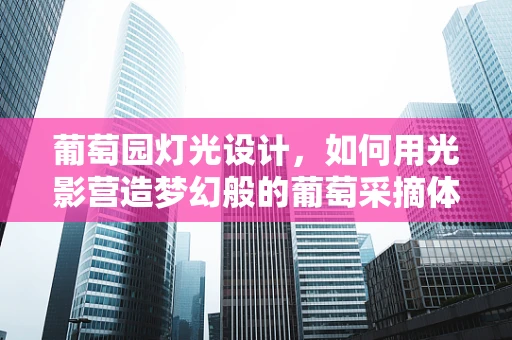 葡萄园灯光设计，如何用光影营造梦幻般的葡萄采摘体验？