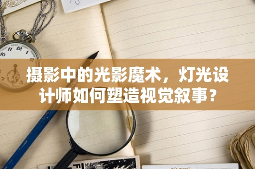 摄影中的光影魔术，灯光设计师如何塑造视觉叙事？