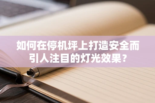 如何在停机坪上打造安全而引人注目的灯光效果？