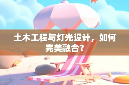 土木工程与灯光设计，如何完美融合？