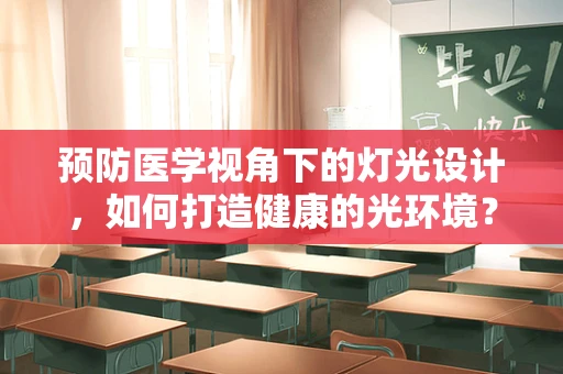 预防医学视角下的灯光设计，如何打造健康的光环境？