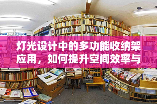 灯光设计中的多功能收纳架应用，如何提升空间效率与视觉美感？
