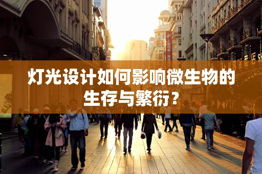 灯光设计如何影响微生物的生存与繁衍？