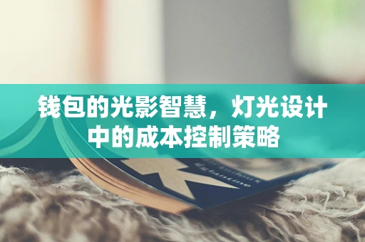 钱包的光影智慧，灯光设计中的成本控制策略