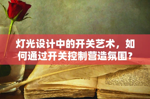 灯光设计中的开关艺术，如何通过开关控制营造氛围？