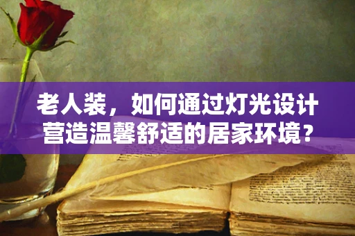 老人装，如何通过灯光设计营造温馨舒适的居家环境？