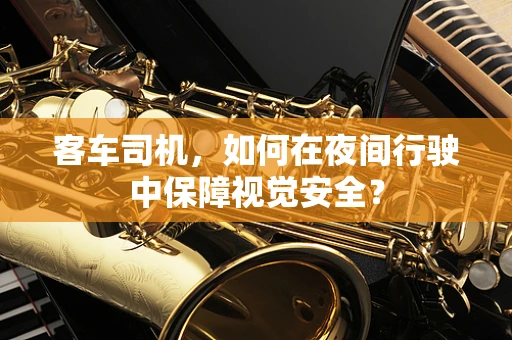 客车司机，如何在夜间行驶中保障视觉安全？