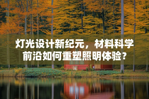 灯光设计新纪元，材料科学前沿如何重塑照明体验？