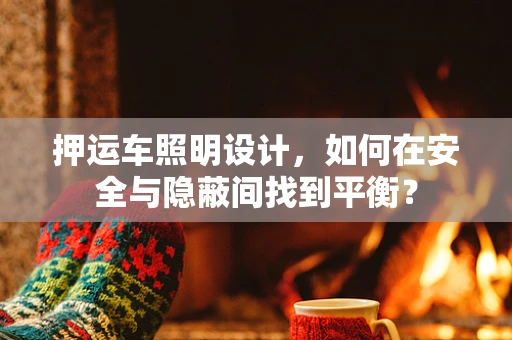 押运车照明设计，如何在安全与隐蔽间找到平衡？