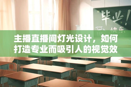 主播直播间灯光设计，如何打造专业而吸引人的视觉效果？