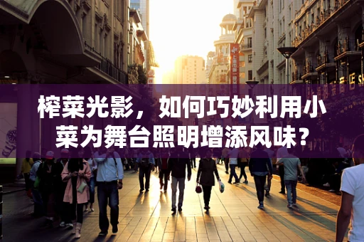 榨菜光影，如何巧妙利用小菜为舞台照明增添风味？