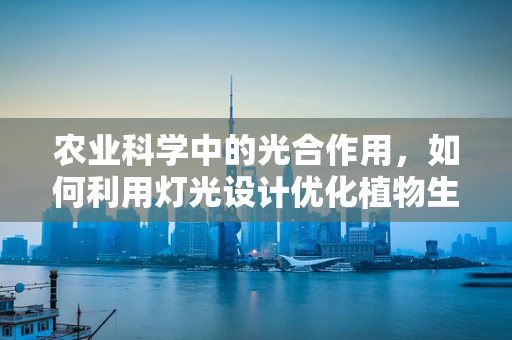 农业科学中的光合作用，如何利用灯光设计优化植物生长？