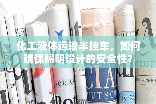 化工液体运输半挂车，如何确保照明设计的安全性？