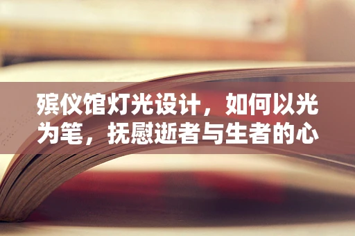 殡仪馆灯光设计，如何以光为笔，抚慰逝者与生者的心灵？