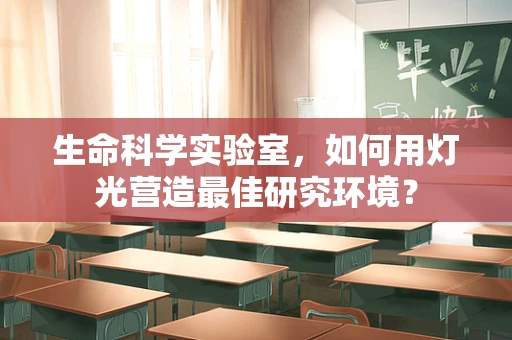 生命科学实验室，如何用灯光营造最佳研究环境？