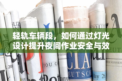 轻轨车辆段，如何通过灯光设计提升夜间作业安全与效率？