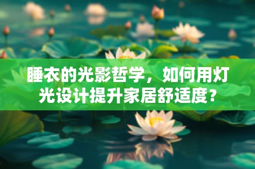 睡衣的光影哲学，如何用灯光设计提升家居舒适度？