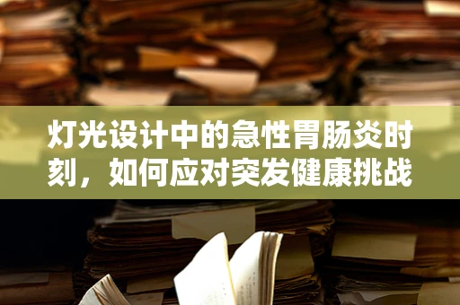 灯光设计中的急性胃肠炎时刻，如何应对突发健康挑战？