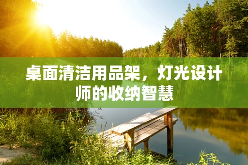 桌面清洁用品架，灯光设计师的收纳智慧