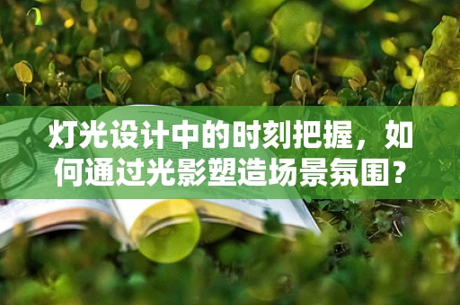 灯光设计中的时刻把握，如何通过光影塑造场景氛围？