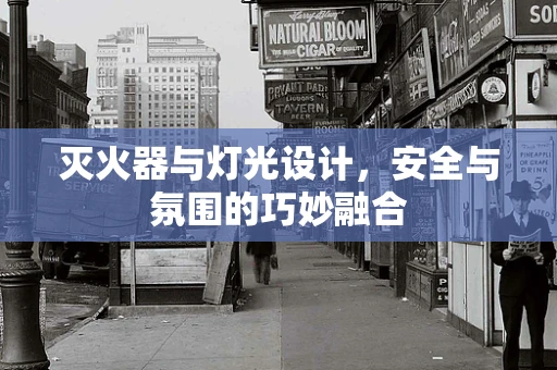 灭火器与灯光设计，安全与氛围的巧妙融合