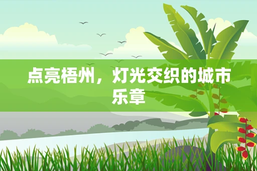点亮梧州，灯光交织的城市乐章