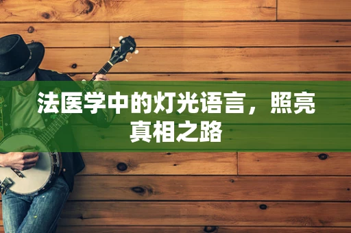 法医学中的灯光语言，照亮真相之路