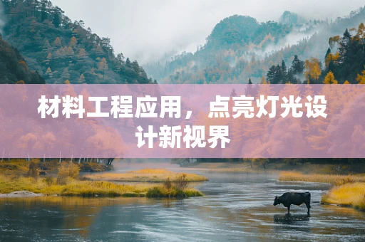 材料工程应用，点亮灯光设计新视界