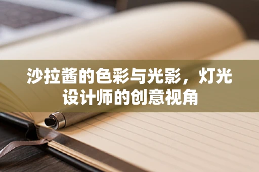 沙拉酱的色彩与光影，灯光设计师的创意视角