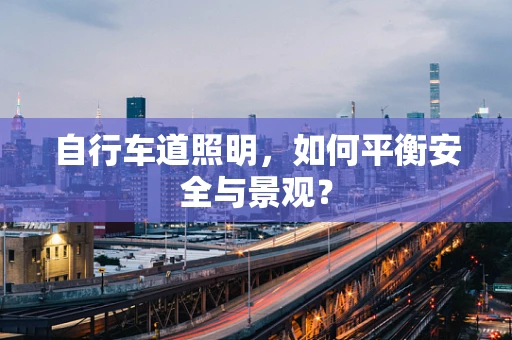 自行车道照明，如何平衡安全与景观？