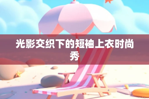 光影交织下的短袖上衣时尚秀